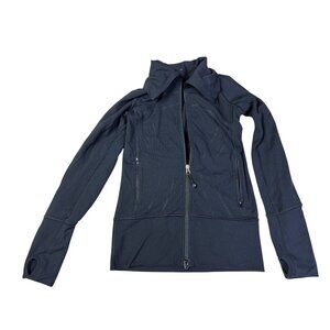 Lululemon Define Jacket Full Zip Black Thumbholes Womens Size 2